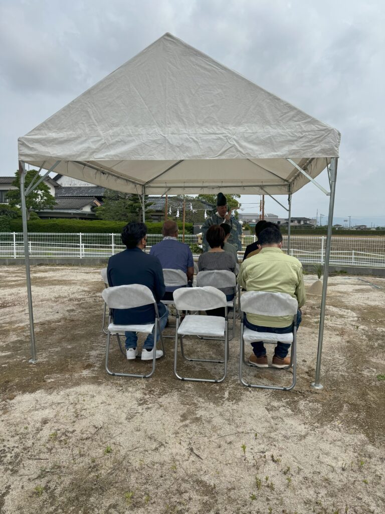 佐賀市F様邸地鎮祭