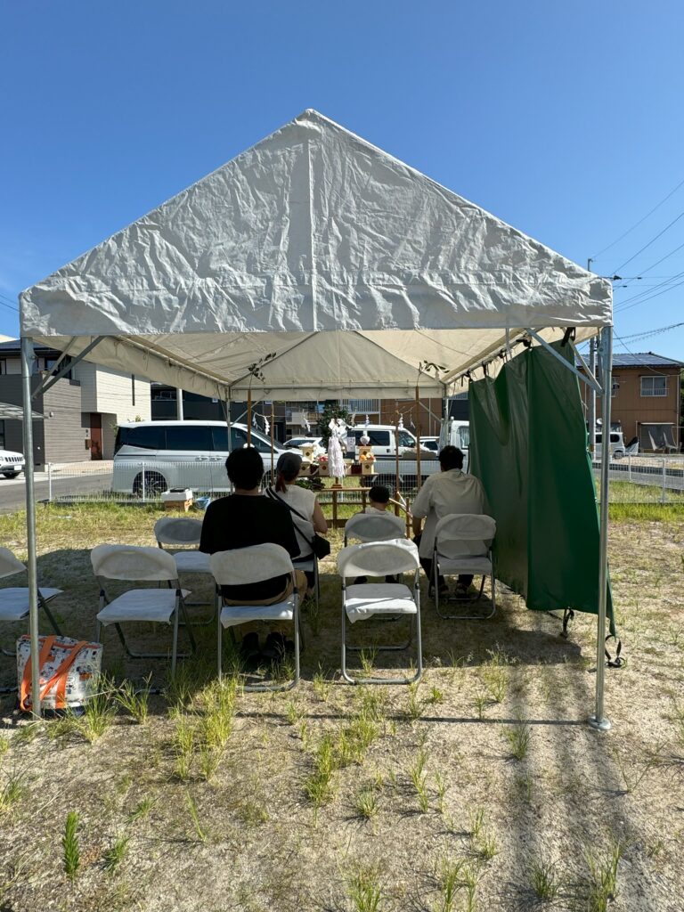 佐賀市ｎ様邸　地鎮祭